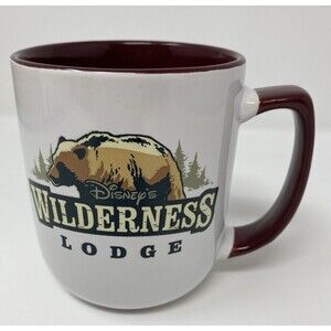 Disney’s Wilderness Lodge Coffee Mug Cup Tea Disneys Bear With Me It’s Morning!